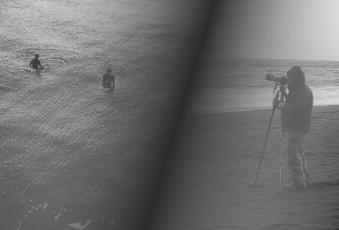 In-water surf coaching session on Sydney's Northern Beaches
